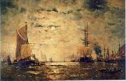 unknow artist Seascape, boats, ships and warships. 76 Germany oil painting artist